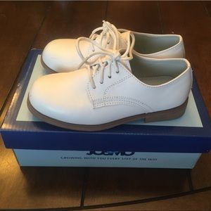 Boys white communion / wedding shoes